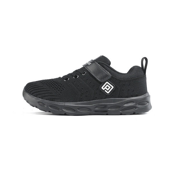 [EZ-Ons GoGetters] Kids Tennis Running Shoes - ALL BLACK - 1